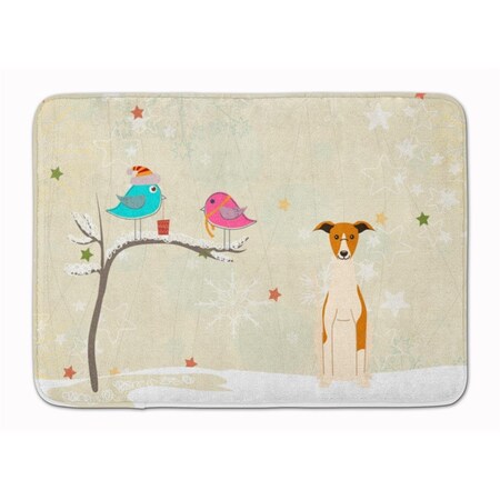 Carolines Treasures Christmas Presents Friends Whippet Machine Washable Memory Foam Mat BB2571RUG